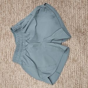Lululemon Track That Mid-Rise Lined Short 5"  Size 4 Tidewater Teal